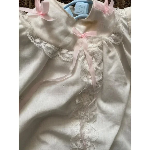 Vintage 1950s? Doll Nightgown + Dress Set of 2